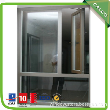 Aluminum glass glazed window and door system
